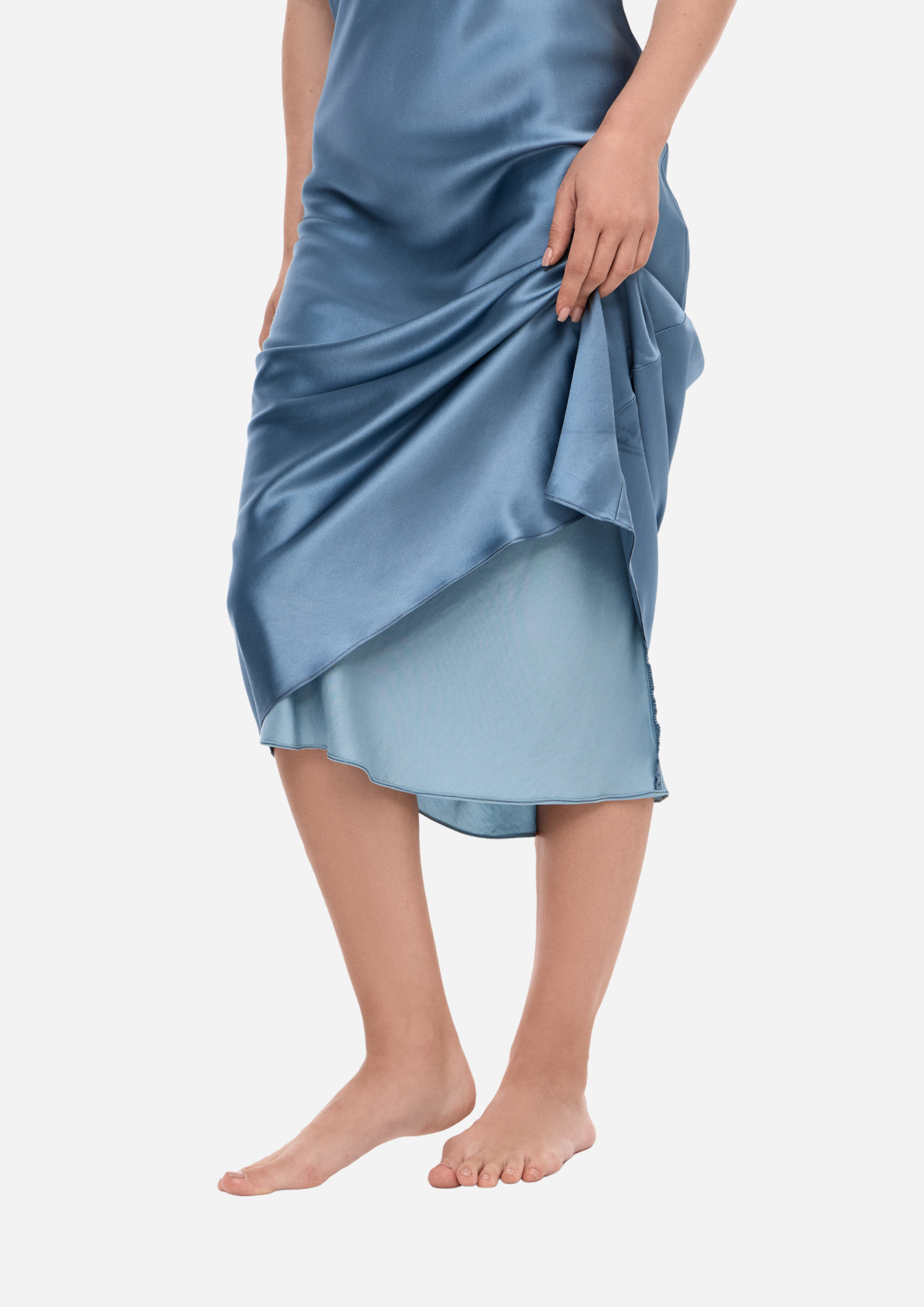 Slip Dress Samantha MAXI - MOLODO Blue