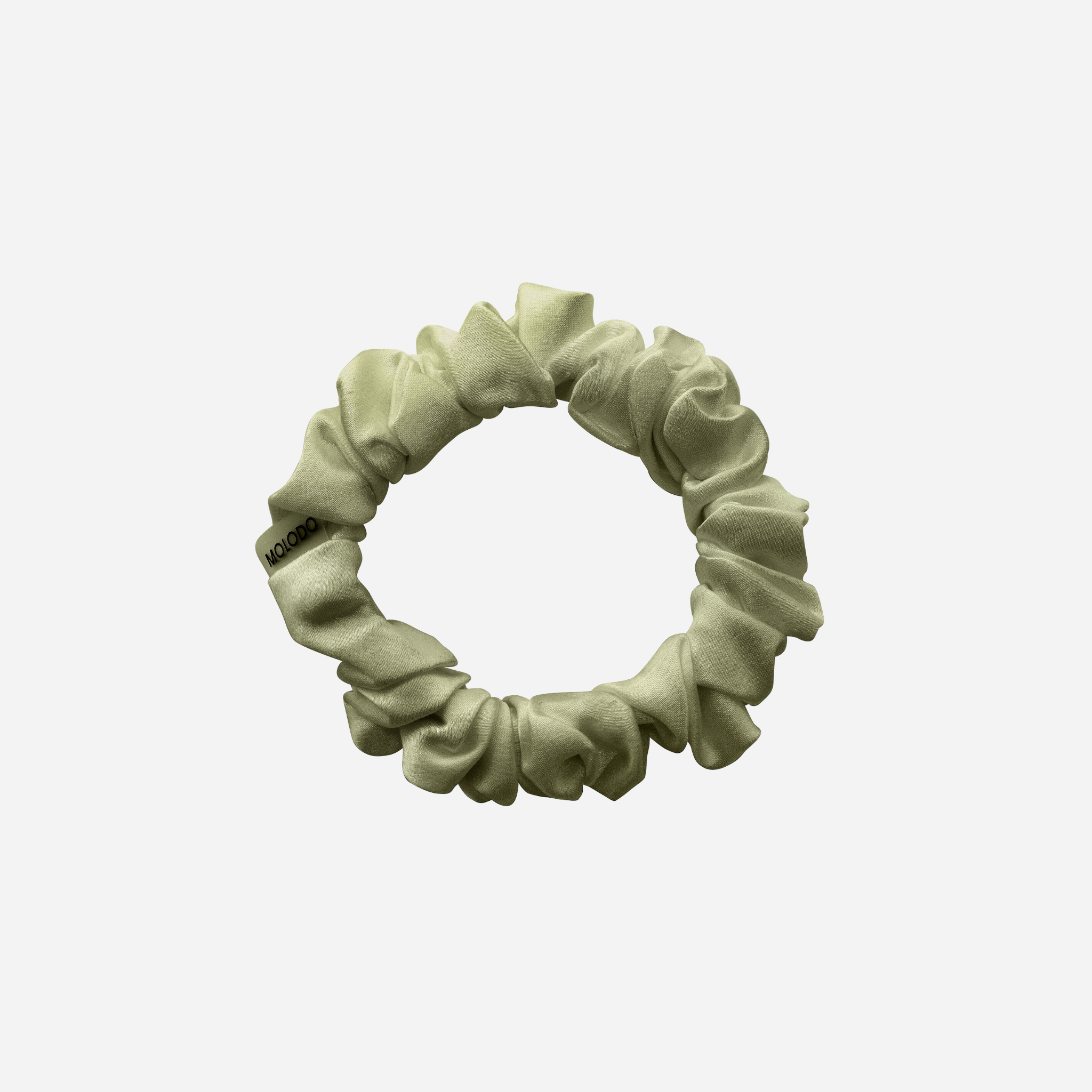Silk Scrunchie MIDI - Forest Moss