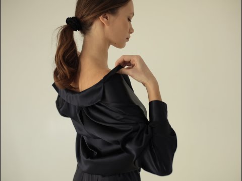 pajama pants, silk pajama pants, pure mulberry silk pajama pants, black classic pants, organic viscose pants, hidden pockets silk MOLODO, шовкова піжама МОЛОДО, класичні стильні шовкові штани, чорні шовкові штани з кишенями, штани з віскози, штани для сну, піжама, відео огляд шовкових штанів класичного крою MOLODO