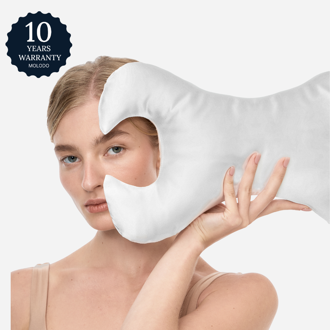Key anti-aging pillow against wrinkles around the eyes - Off White