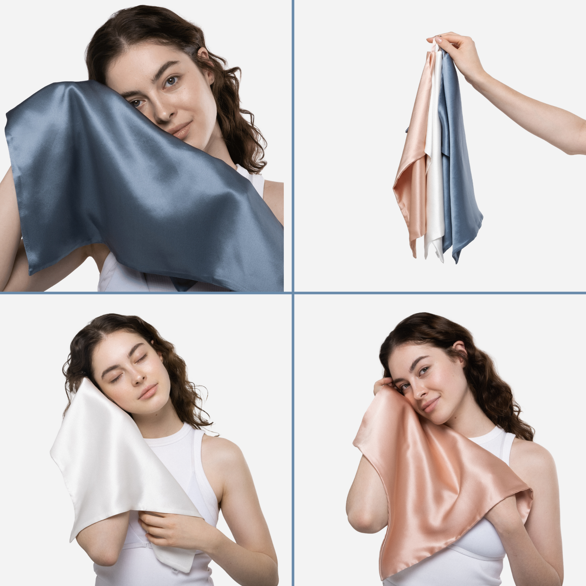 Silk Face Towel 40*40cm - Off White