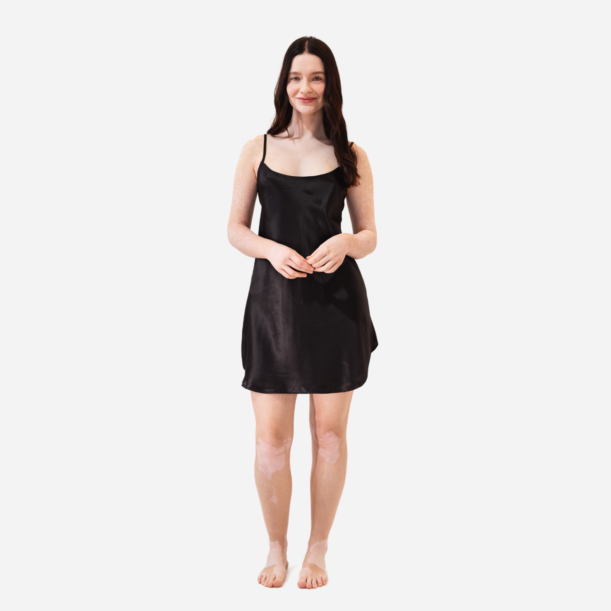 Silk nightdress VIRA - MOLODO Blue