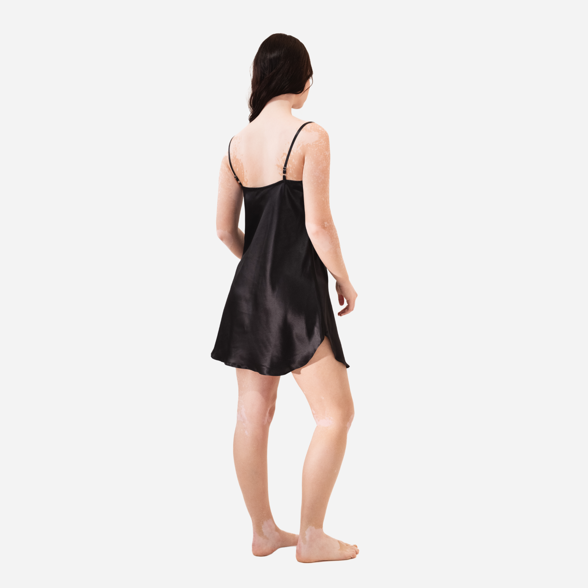 Silk nightdress VIRA - MOLODO Blue