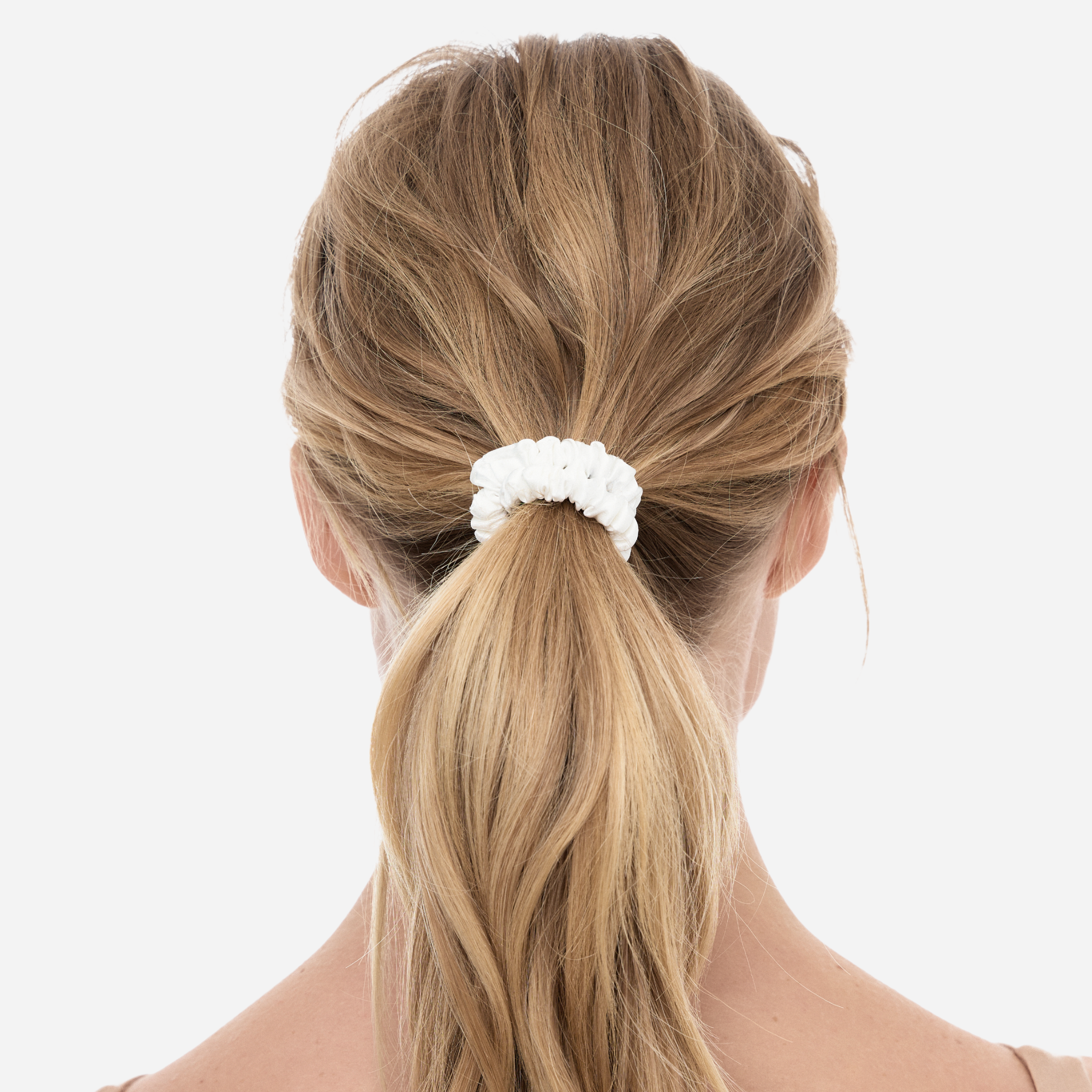 Silk Scrunchie MINI - Off White