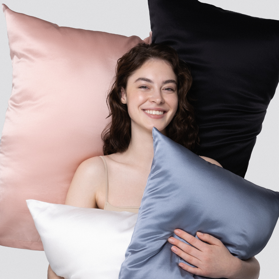 100% Silk Pillowcase - Black
