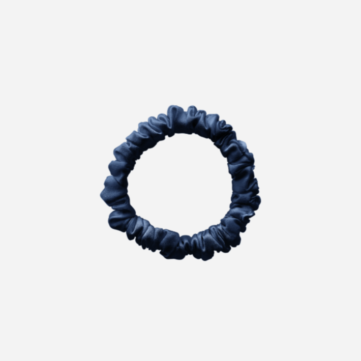 Silk Scrunchie MINI - Deep Sea