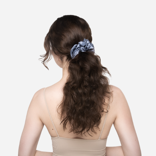 Silk Scrunchie MAXI - MOLODO Blue