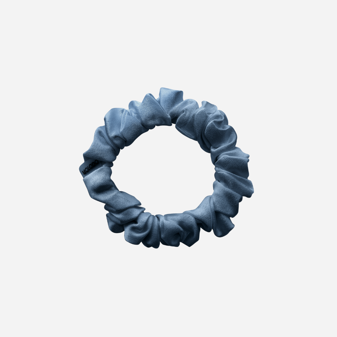 Silk Scrunchie MIDI - MOLODO Blue