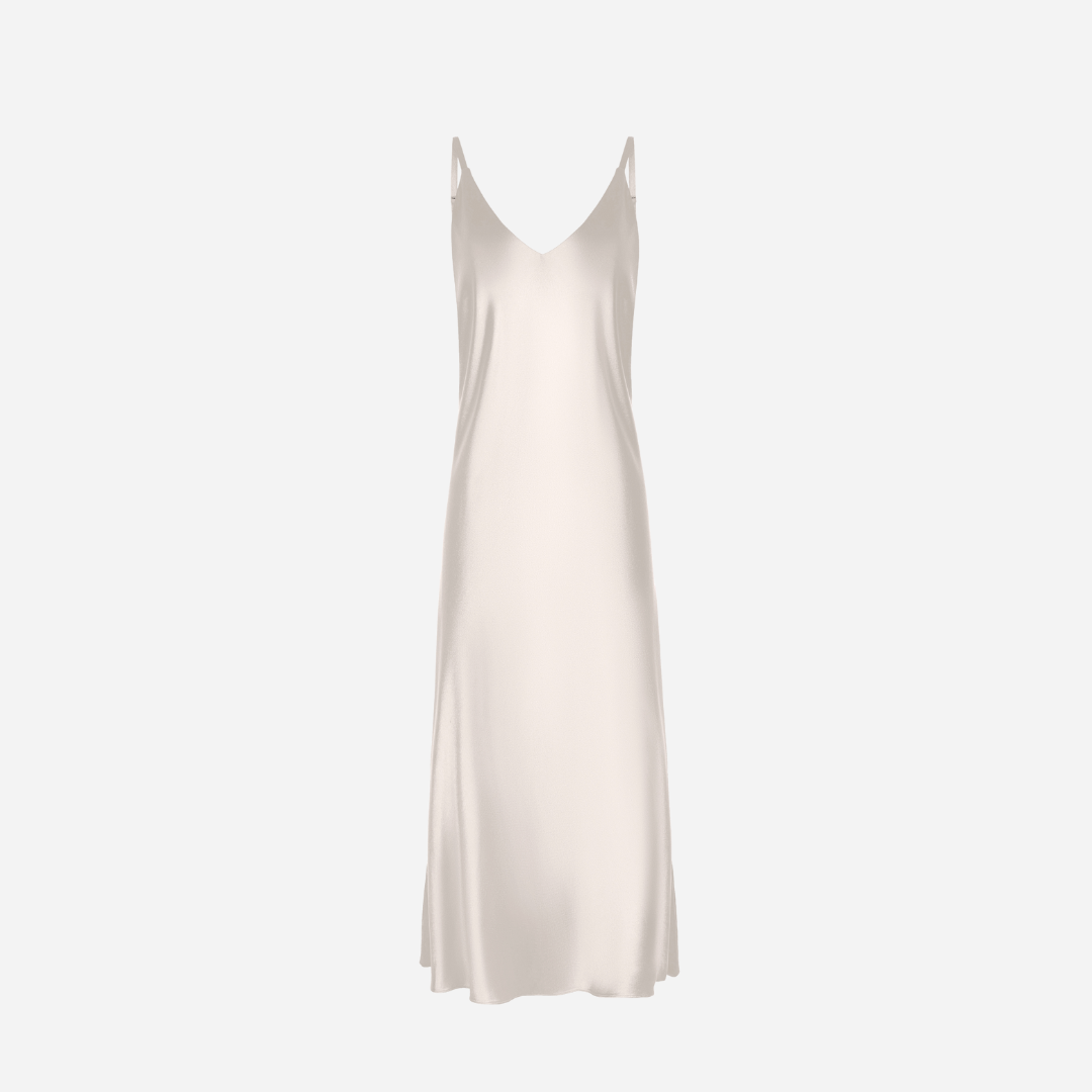 Slip Dress Samantha MAXI - Off White