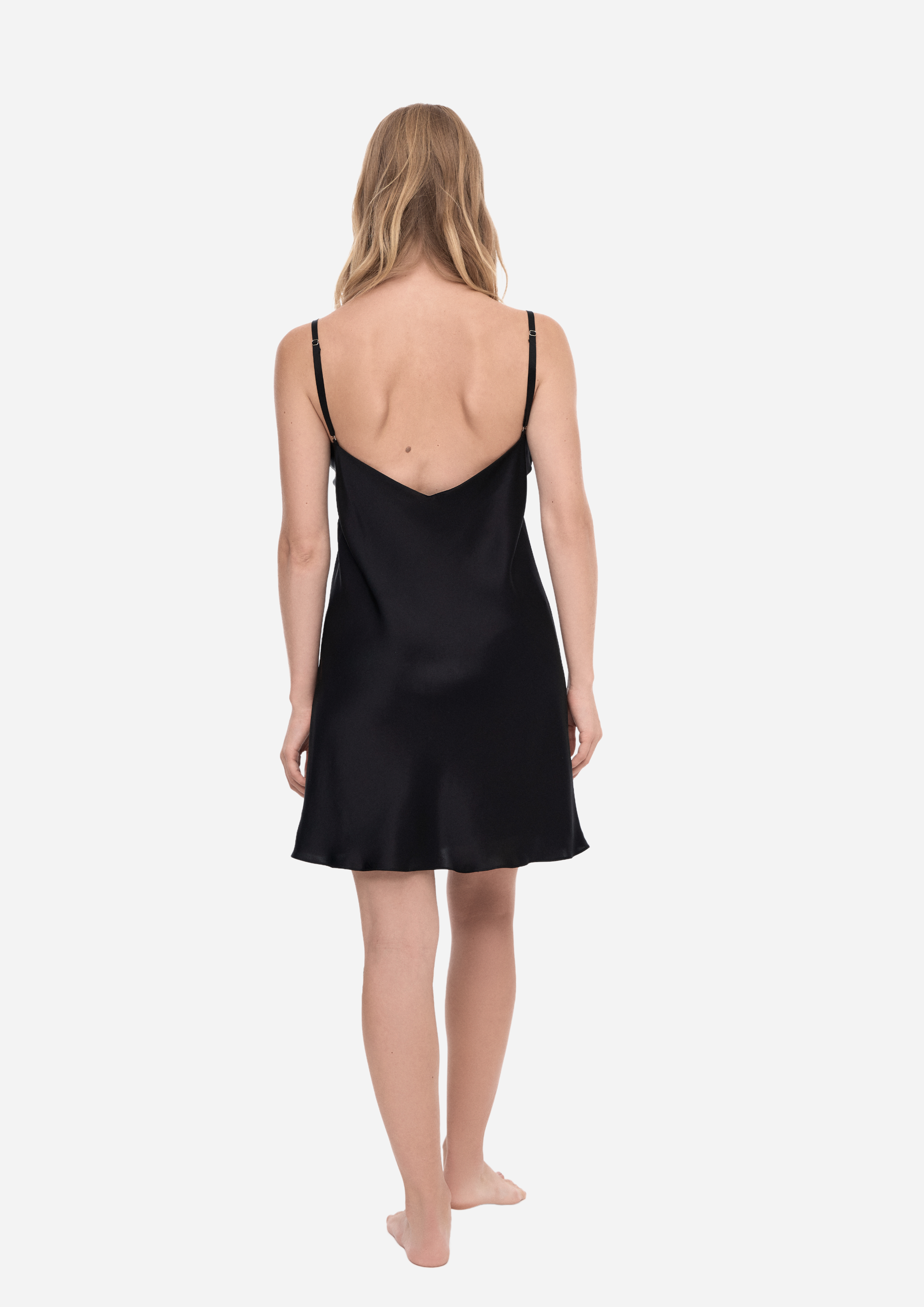 Slip Dress Samantha MINI - Brown