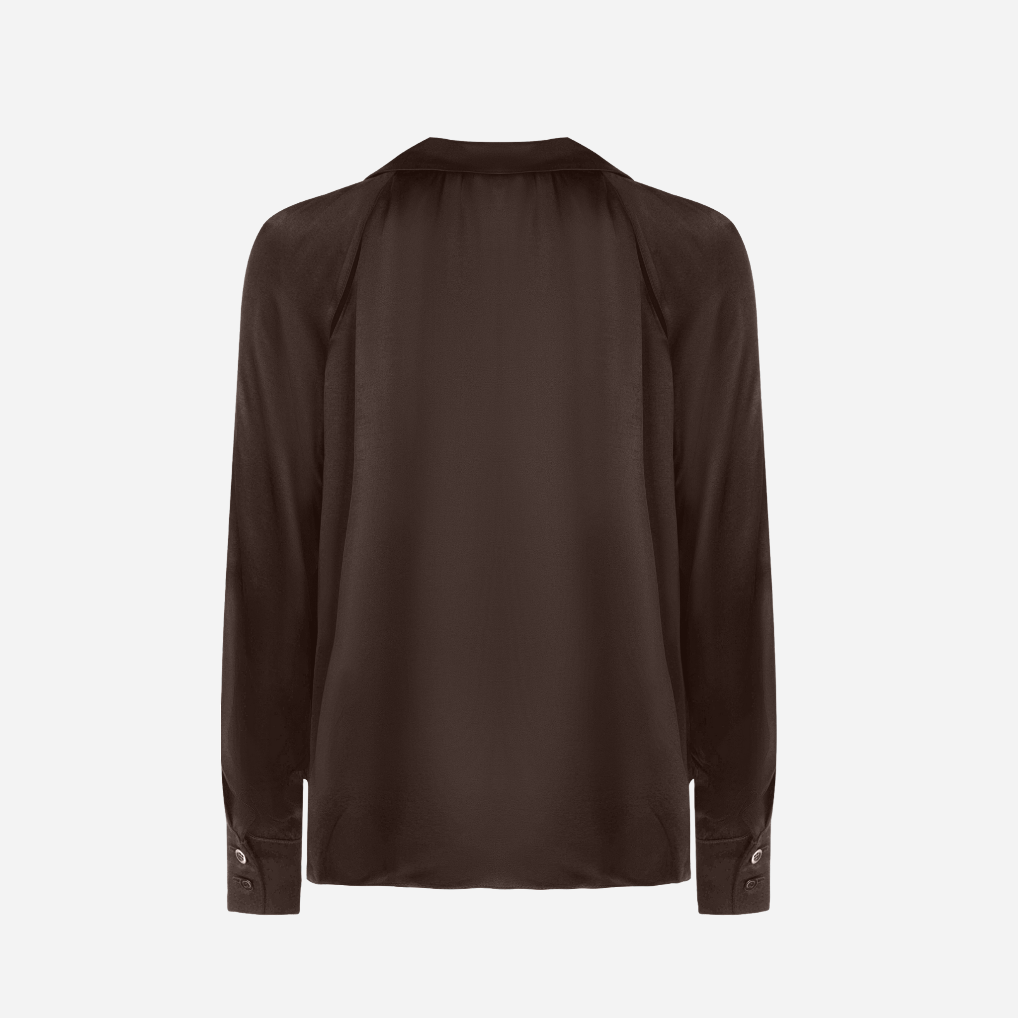 Shirt with cut-out details BASE 1.0 - Brown
