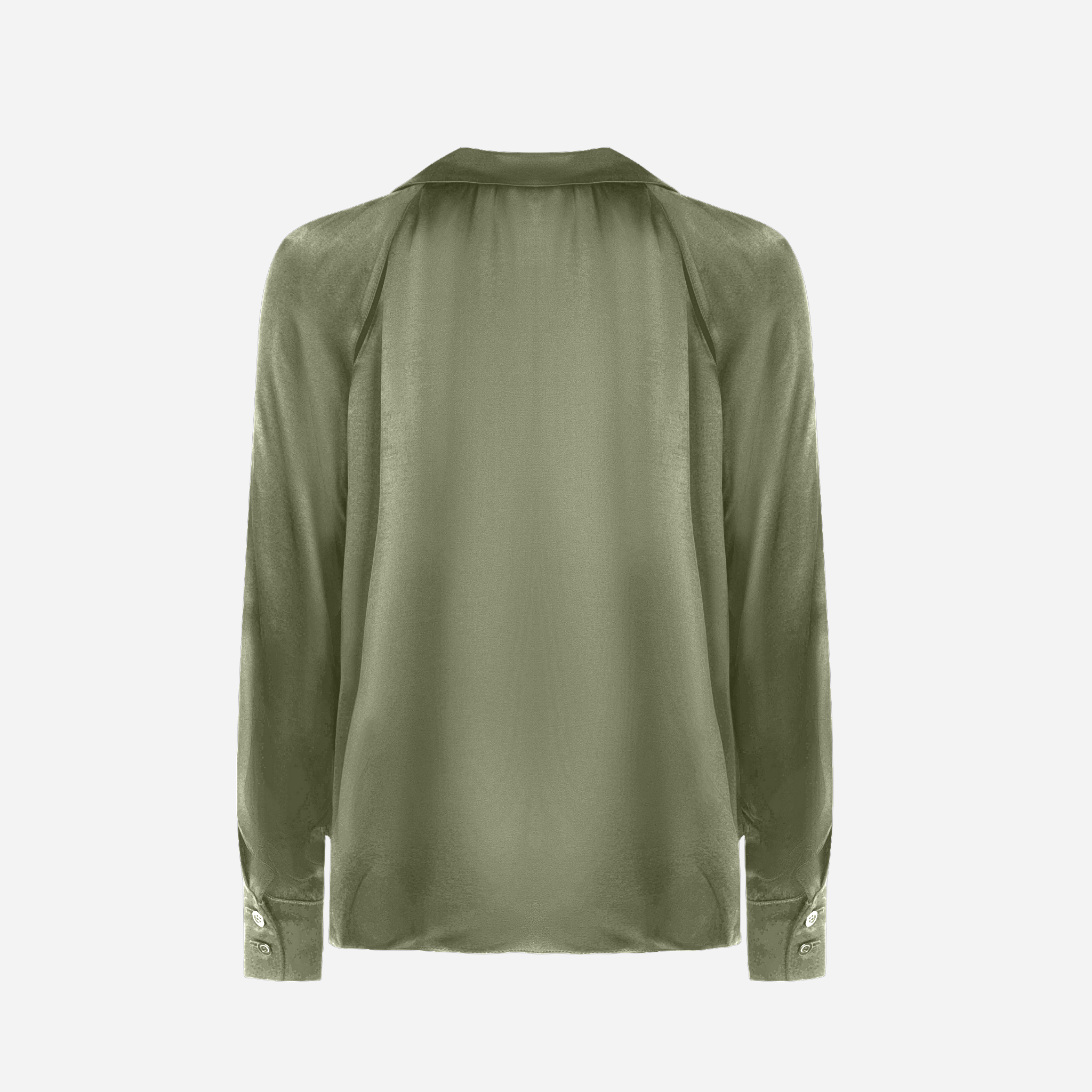 Shirt with cut-out details BASE 1.0 - Forest Moss