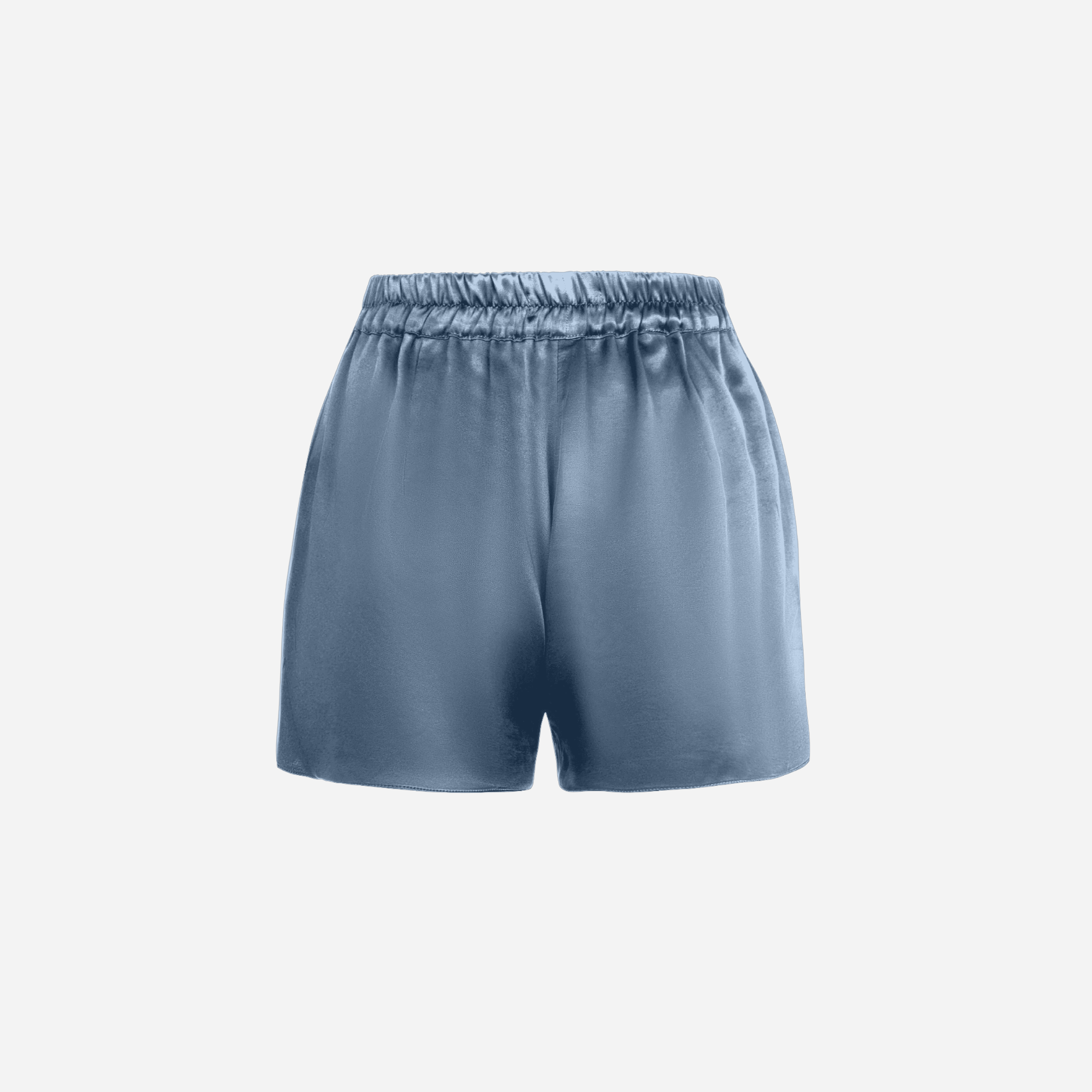 Shorts with high waist BABE - MOLODO Blue