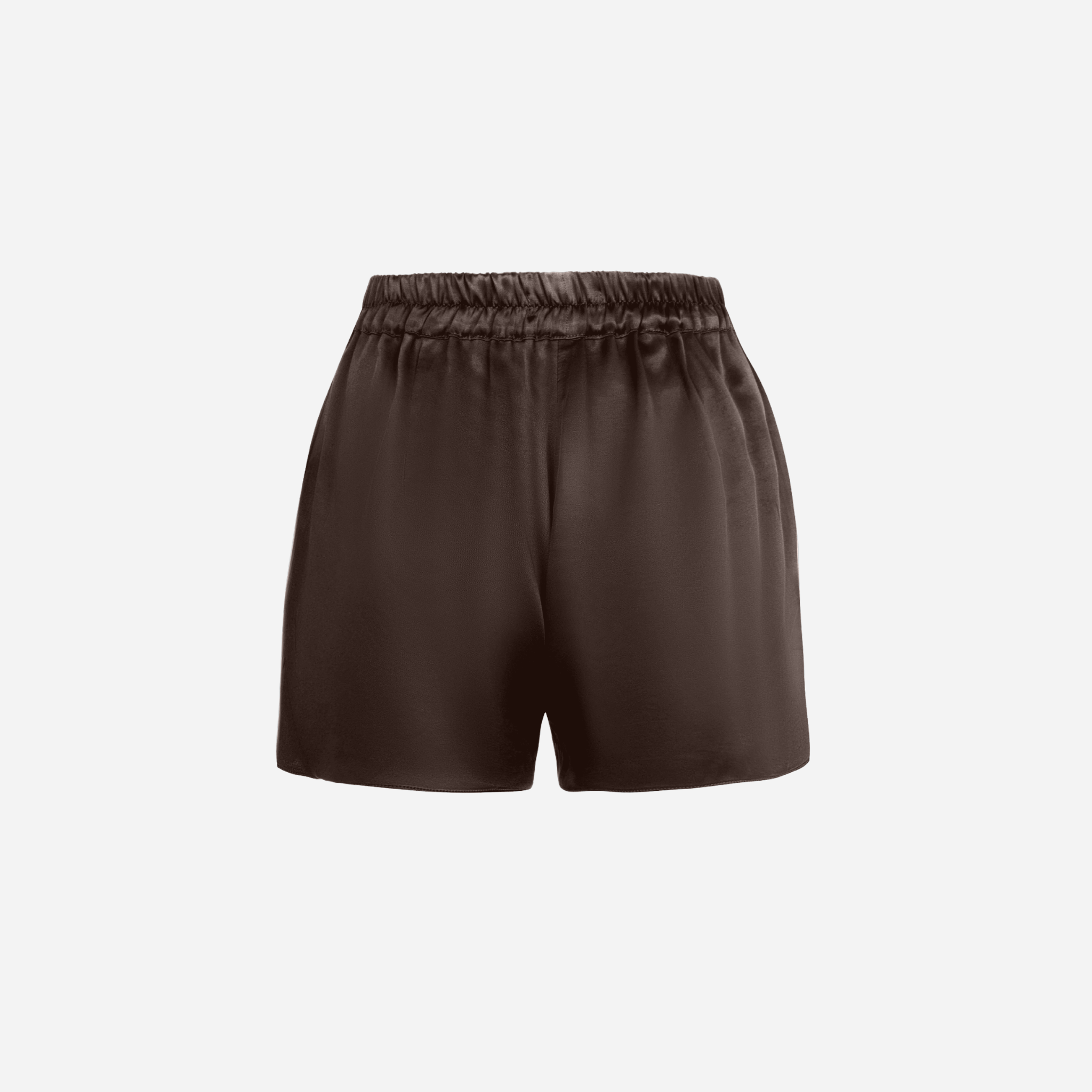 Shorts with high waist BABE - Brown