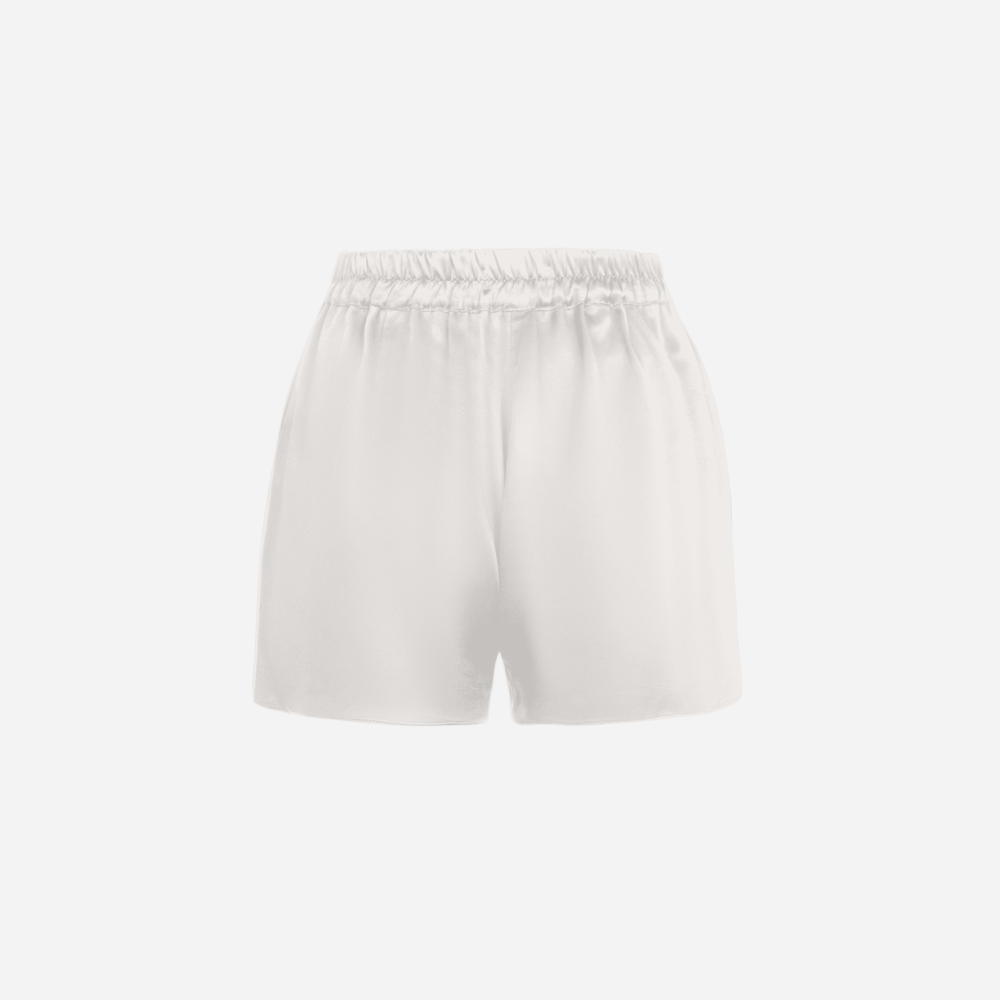 Shorts with high waist BABE - Off White