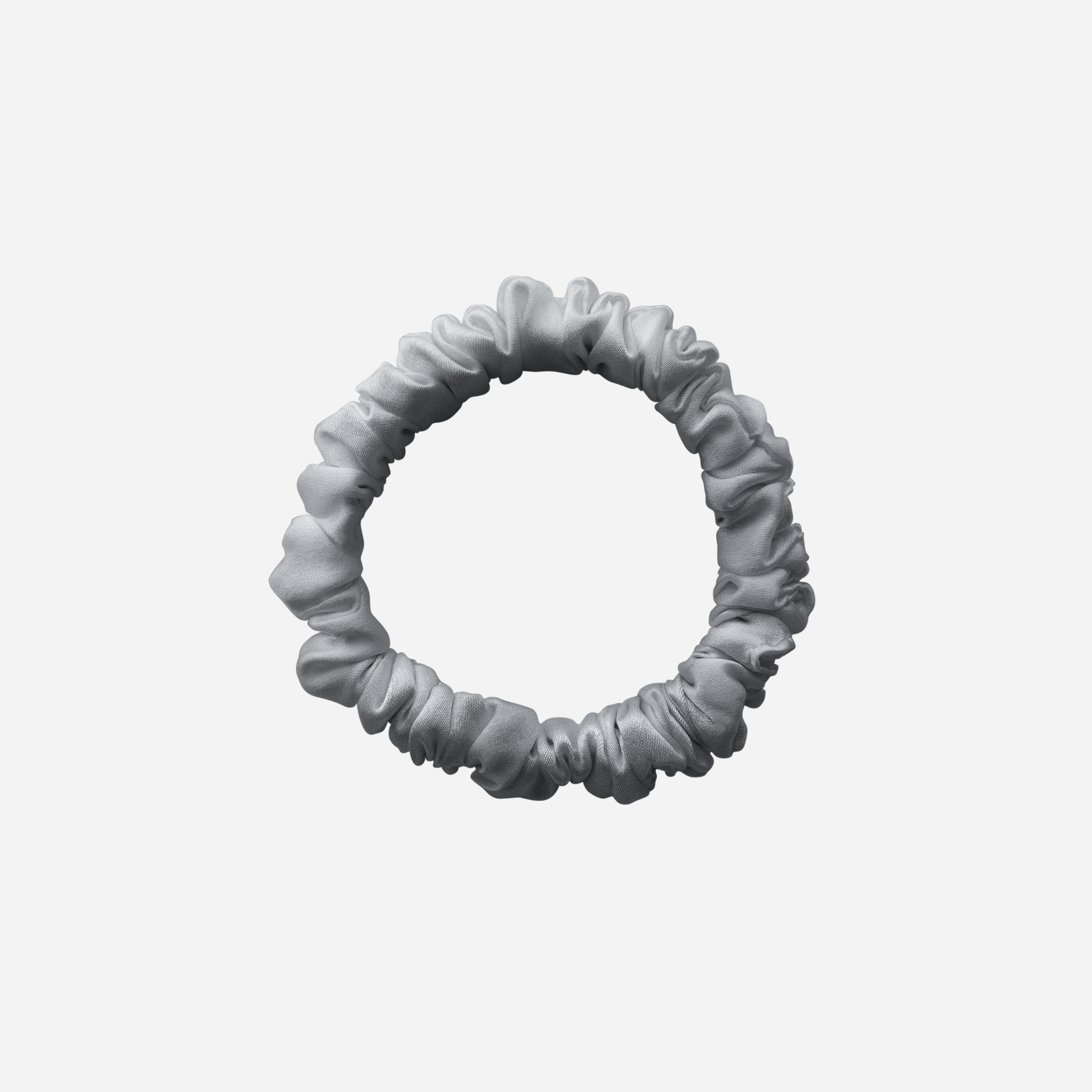 Silk Scrunchie MINI - Stone Grey