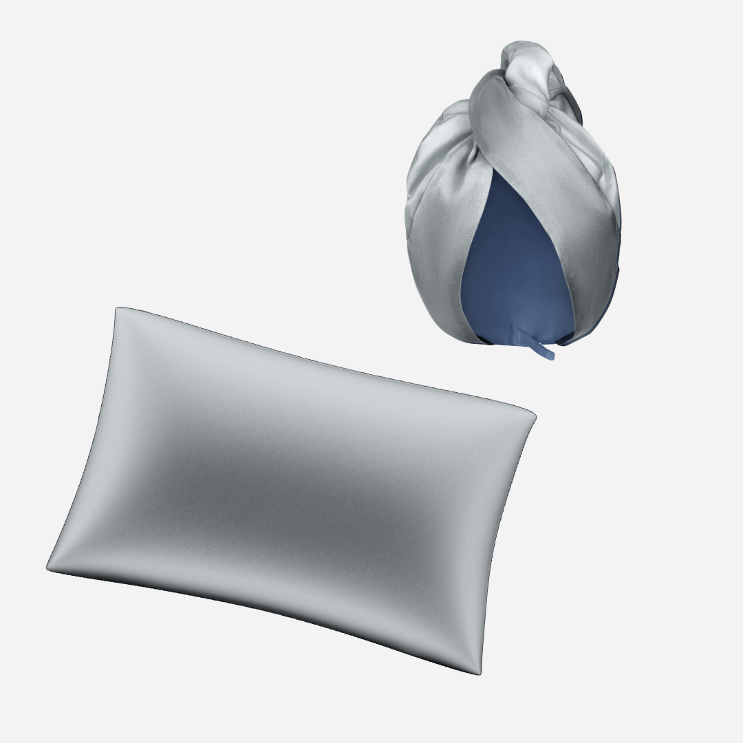 Silk for Hair Set - Stone Grey