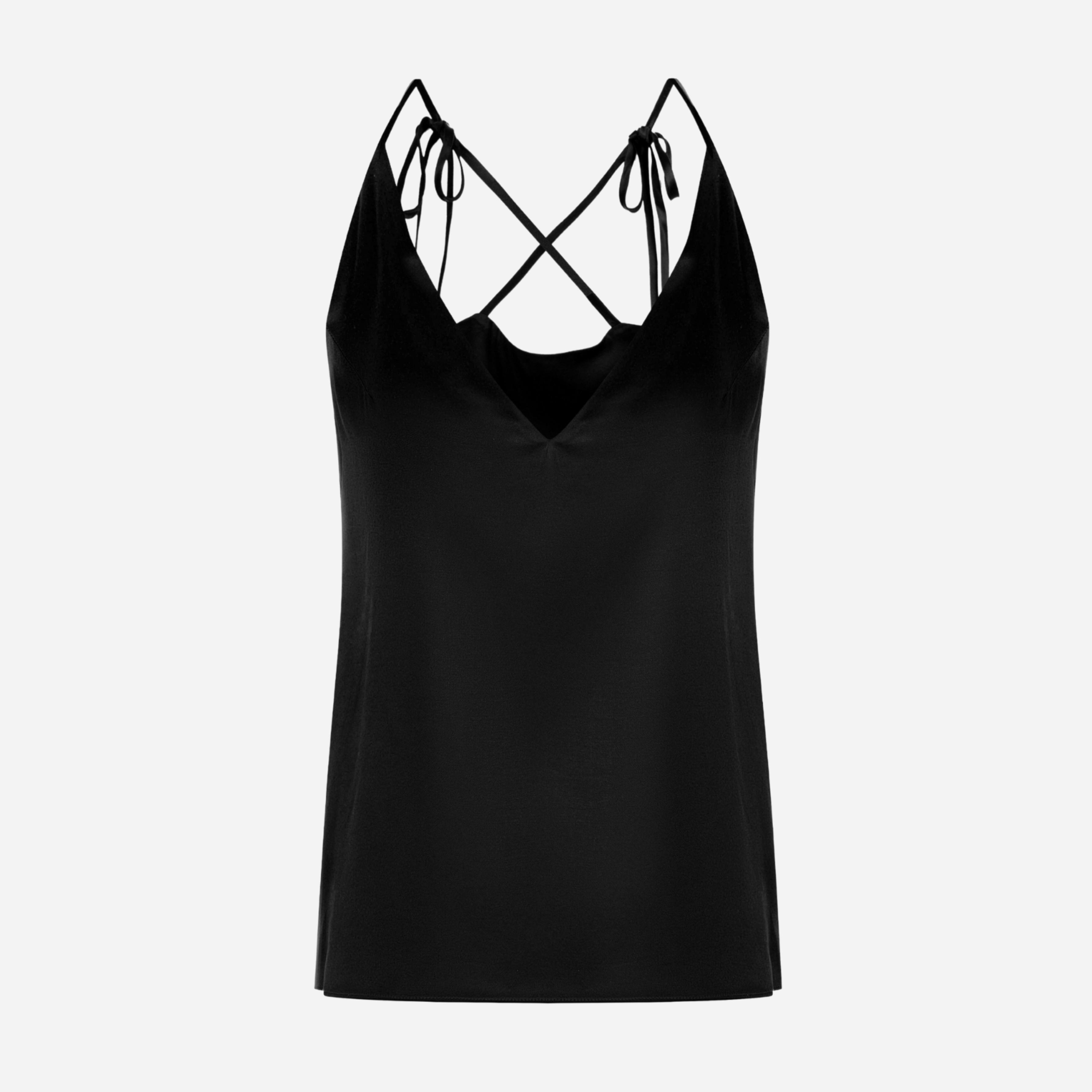 Silk Transformer Top - Black