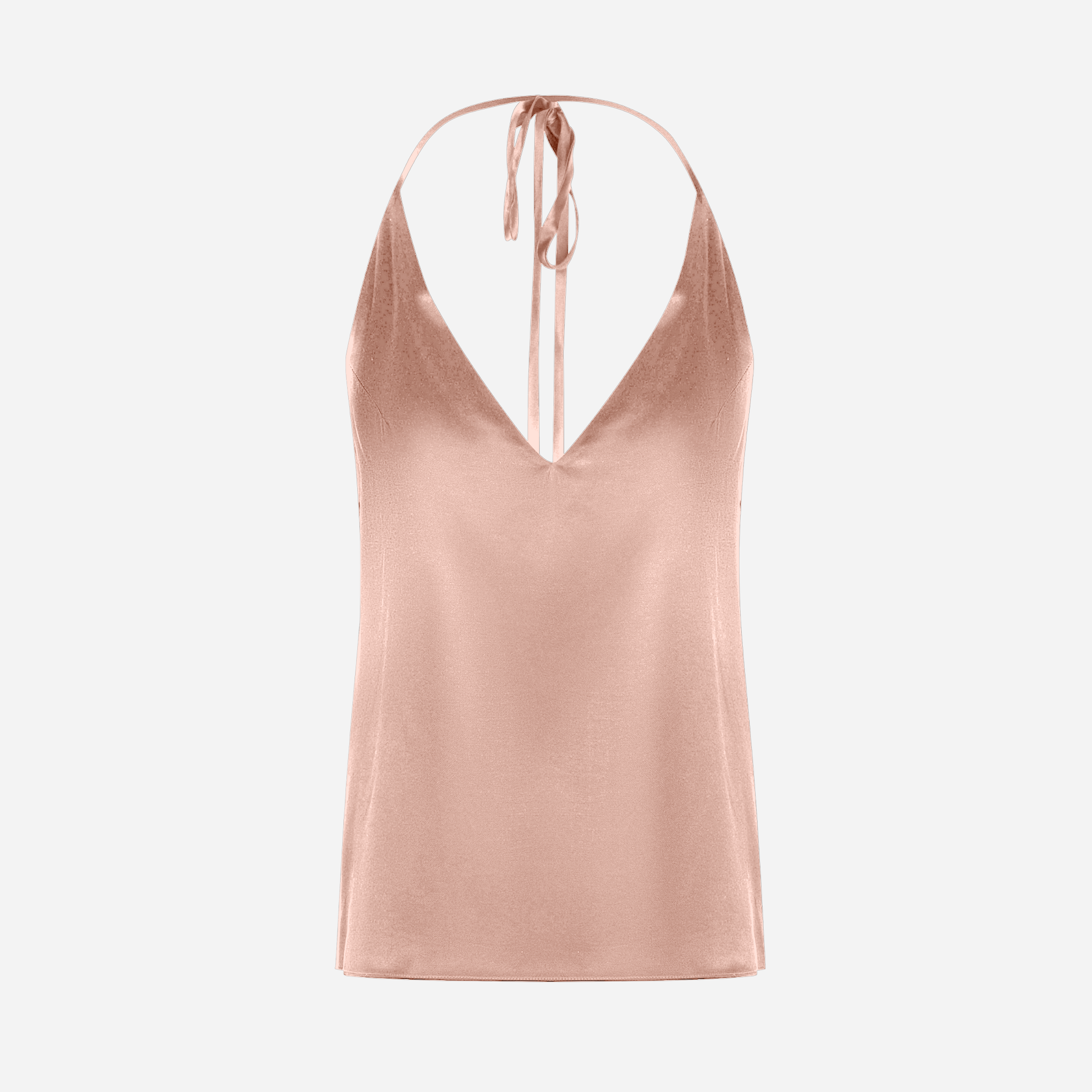 Silk Transformer Top - Powder Pink
